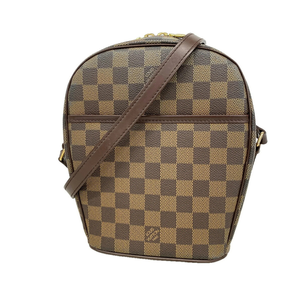 Louis Vuitton Damier Ipanema PM Shoulder Bag N51294 Ebene Women's OP027312